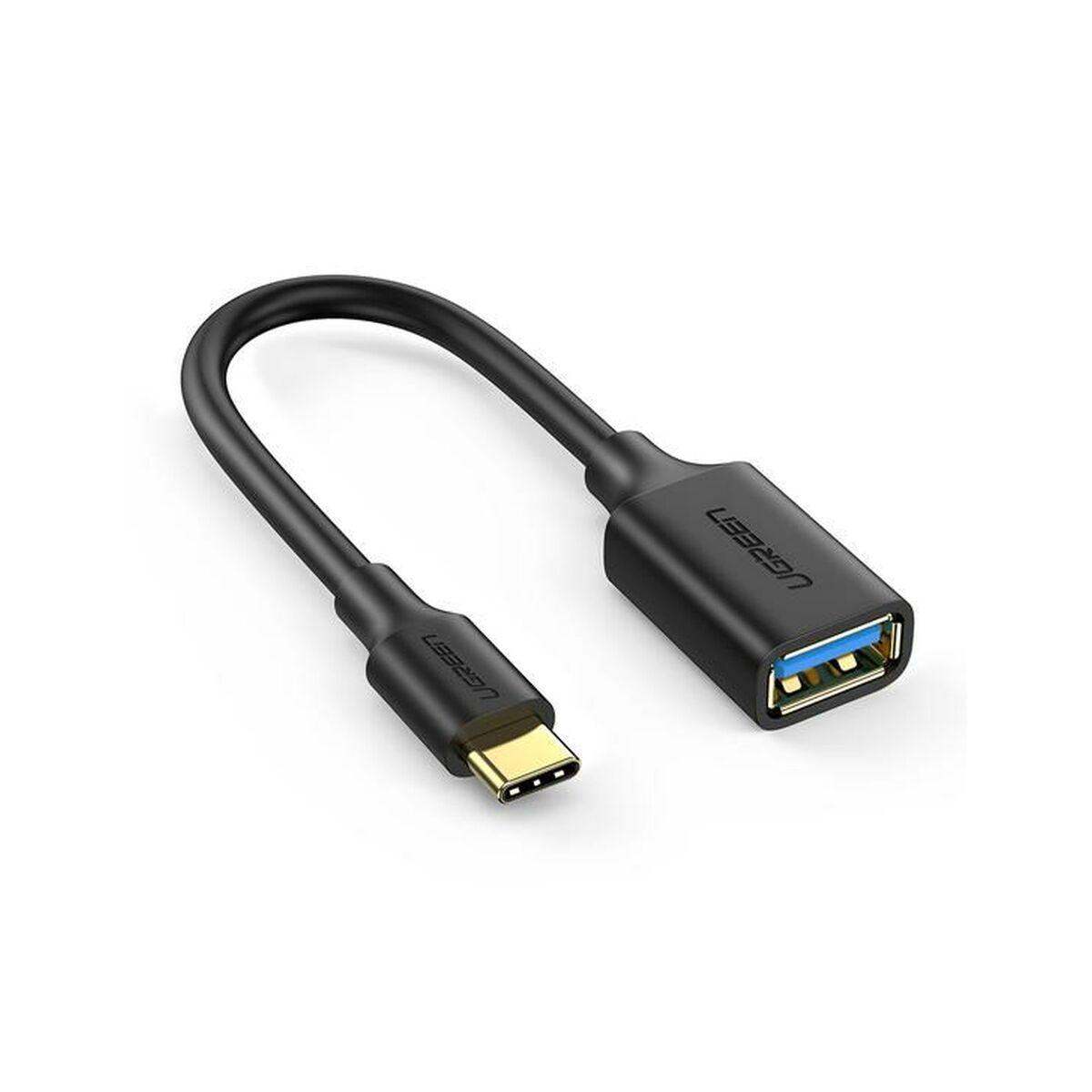 USB-kabel Ugreen 30701 Svart 15 cm