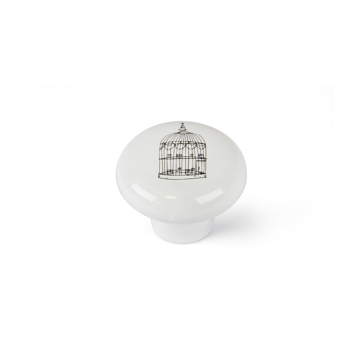 Dörrhandtag Rei e815 Vit Porslin Dekorativ Ø 40 x 31 mm 4 Delar