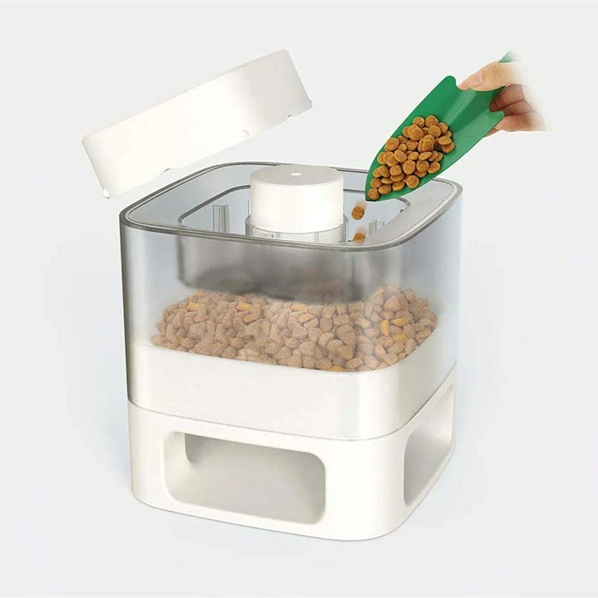 Hundmatare Doggy Village Auto-Buffet Vit ABS 50 x 28 x 50 cm - 4