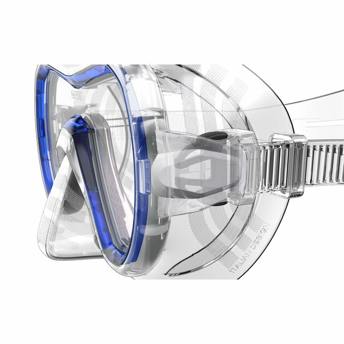 Dykarmask Seac 0890071160 Blå - 2
