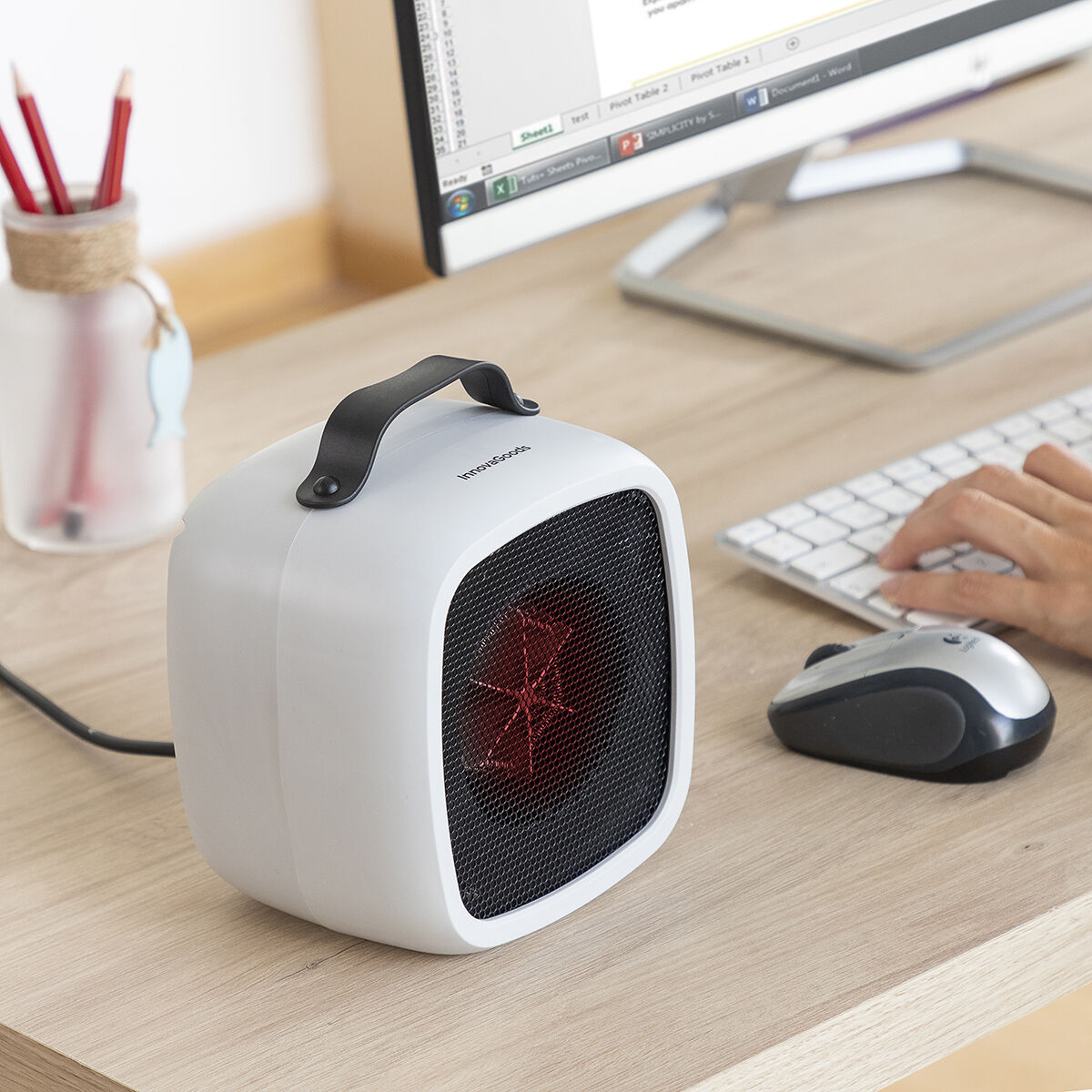 Bärbar elektrisk mini-värmare Bliwarm InnovaGoods - 16