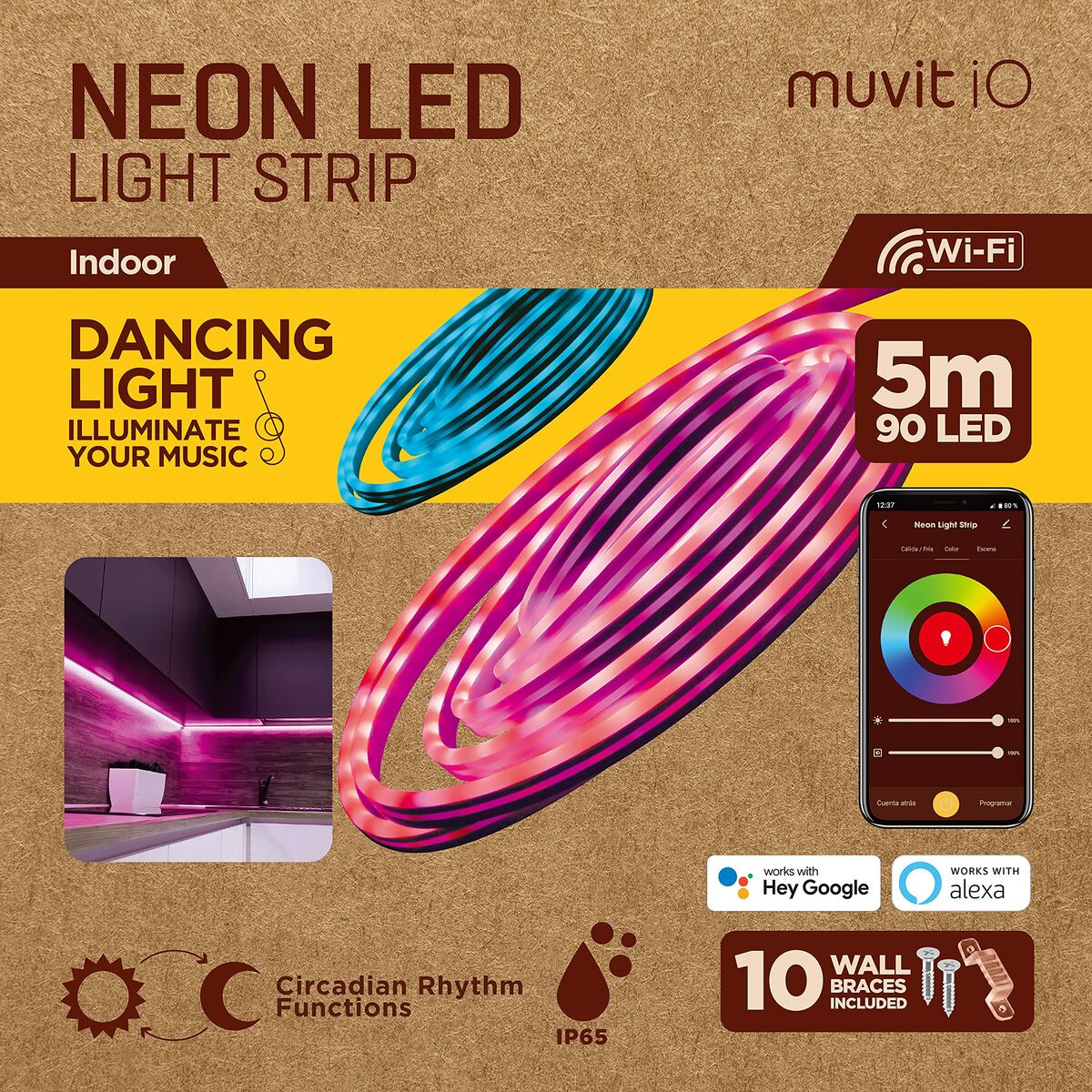 LED trakovi Muvit MIOLST003 G 24 W - 3