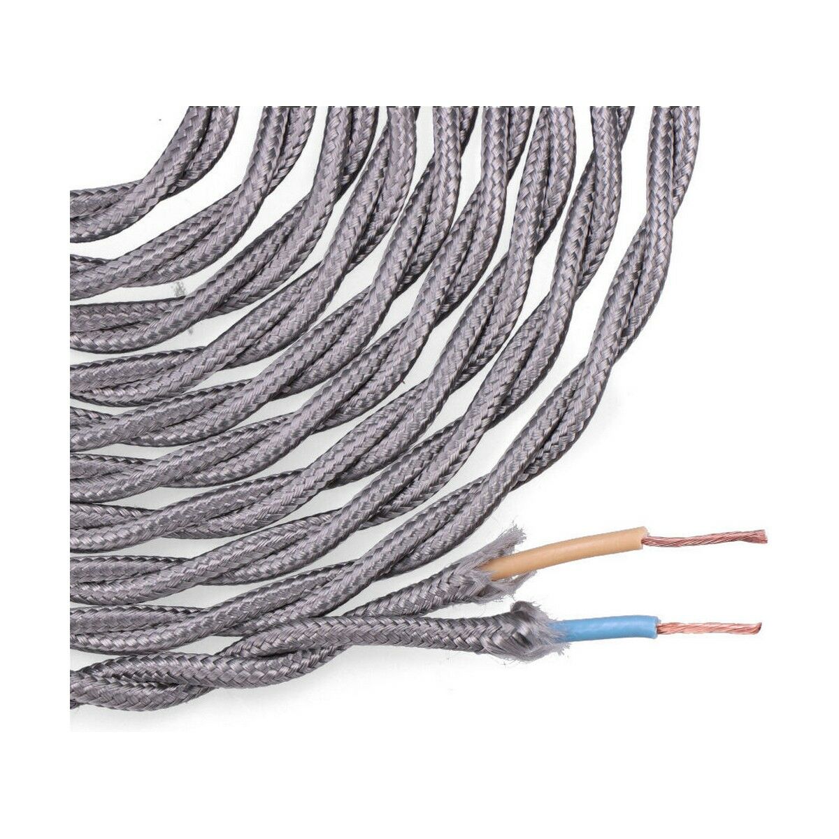 Kabel EDM 11872 C63 Mörkgrå 2 x 0,75 mm 5 m - 2