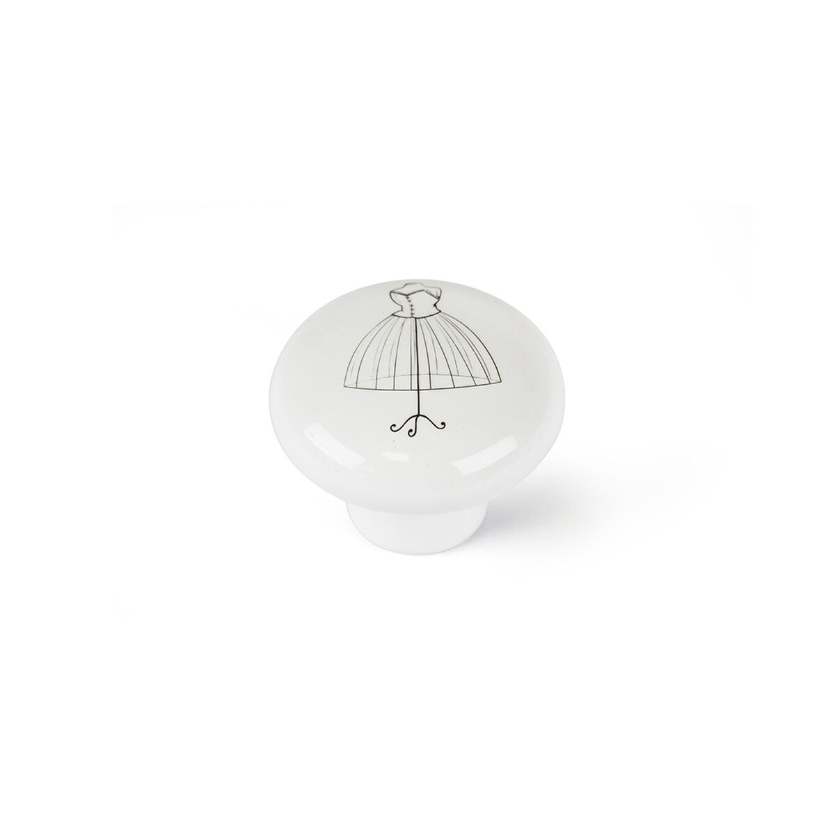 Dörrhandtag Rei e817 Vit Porslin Illustrerad Ø 40 x 32 mm 4 Delar - 2