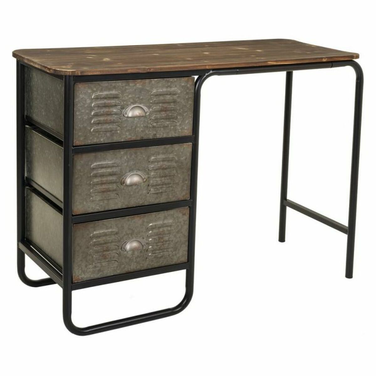 Skrivbord Alexandra House Living Brun Trä Metall 42 x 79 x 104 cm
