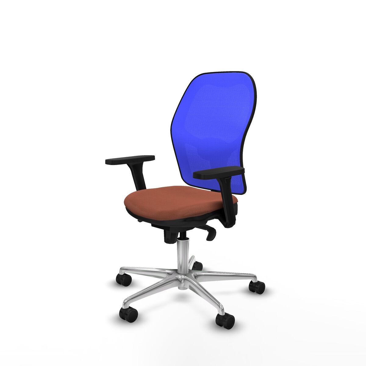 Kontorsstol Piqueras y Crespo 3D086N0 Blå Brun - 2
