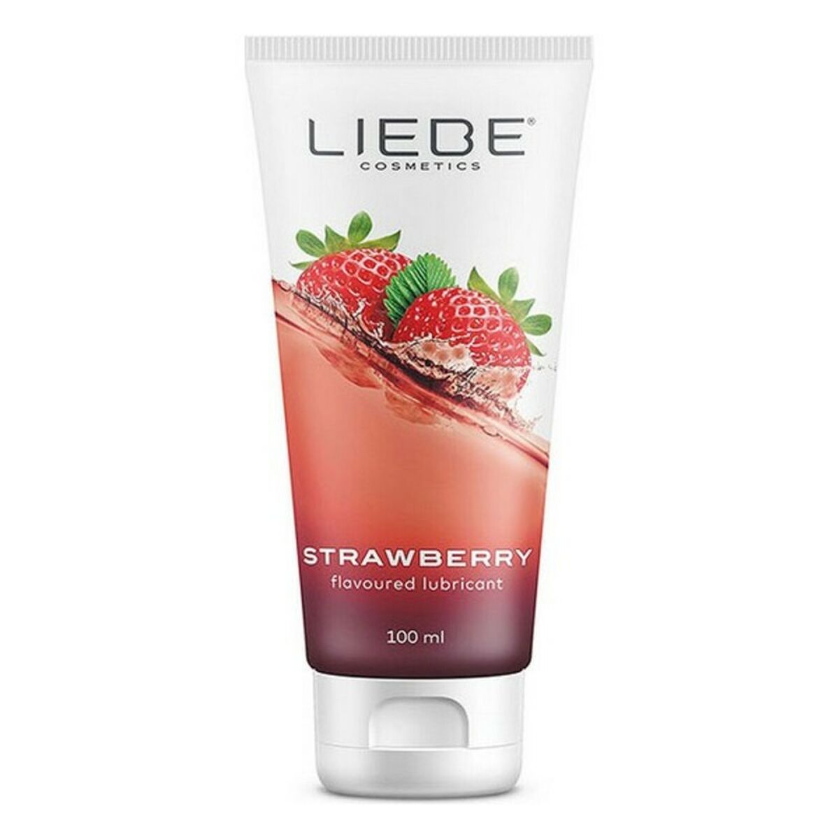 Slide Vattenbaserat Glidmedel Liebe Jordgubbe 100 ml - 2
