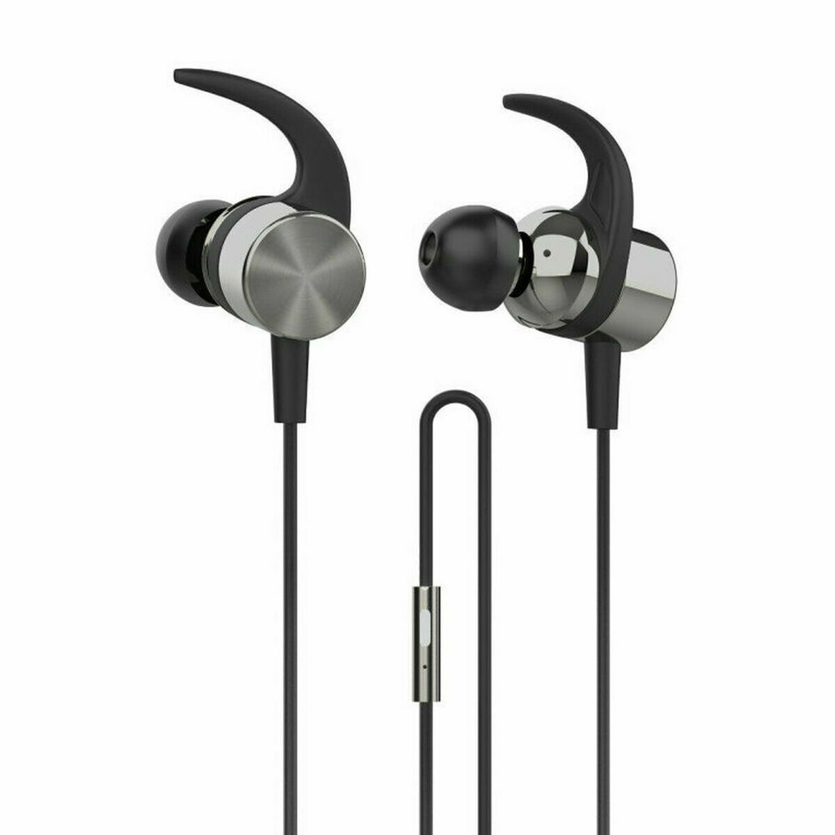 Hörlurar med Mikrofon HP DHH-3114-GRAY Svart Grå