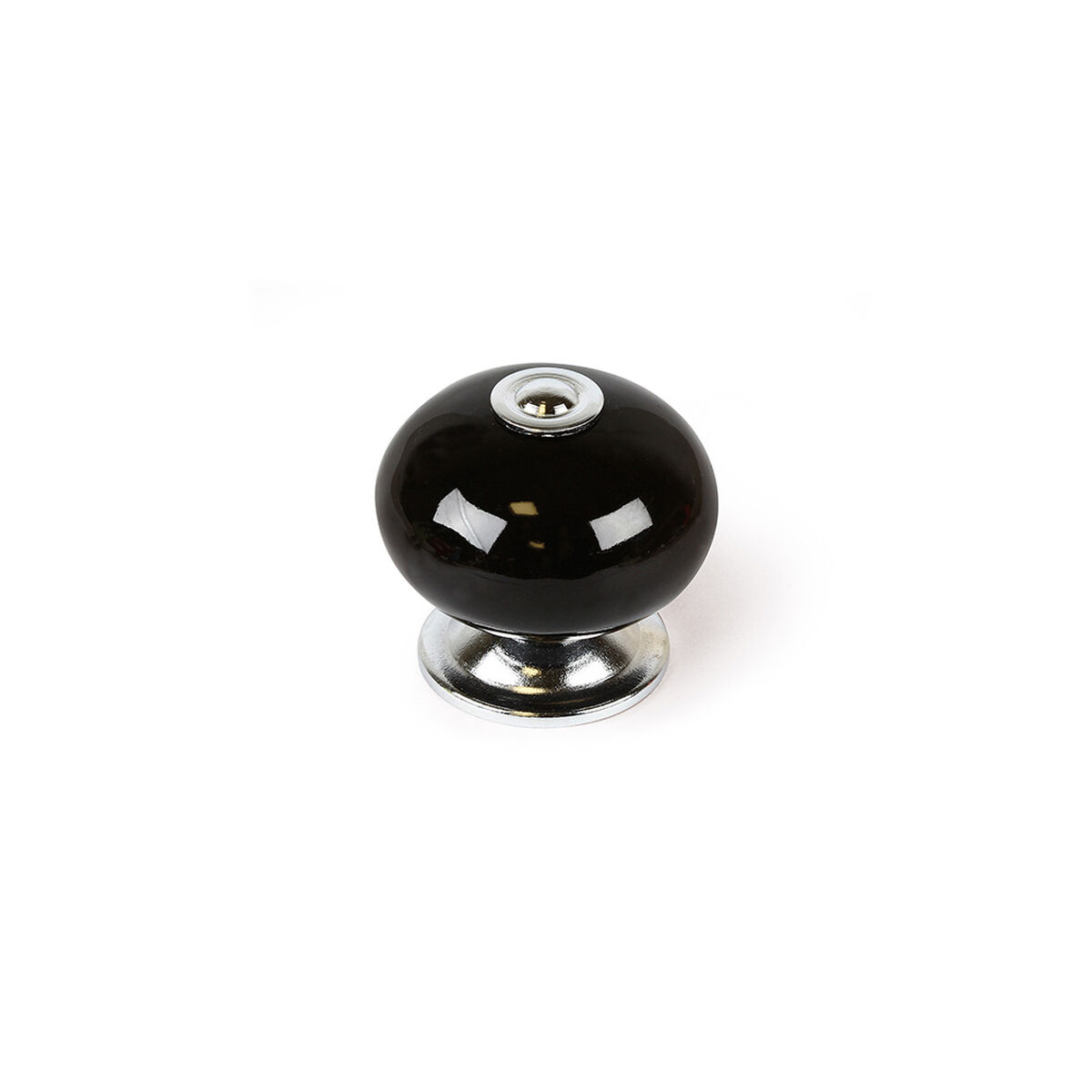 Dörrhandtag Rei e517 Svart Metall Ø 40 x 36 mm 4 Delar - 2