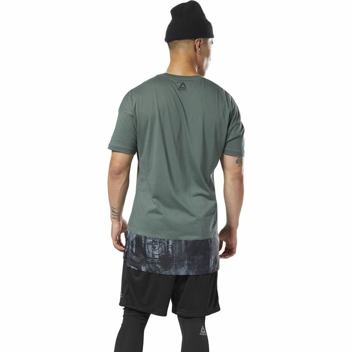 T-shirt med kortärm Herr Reebok Essentials  Grön - 6