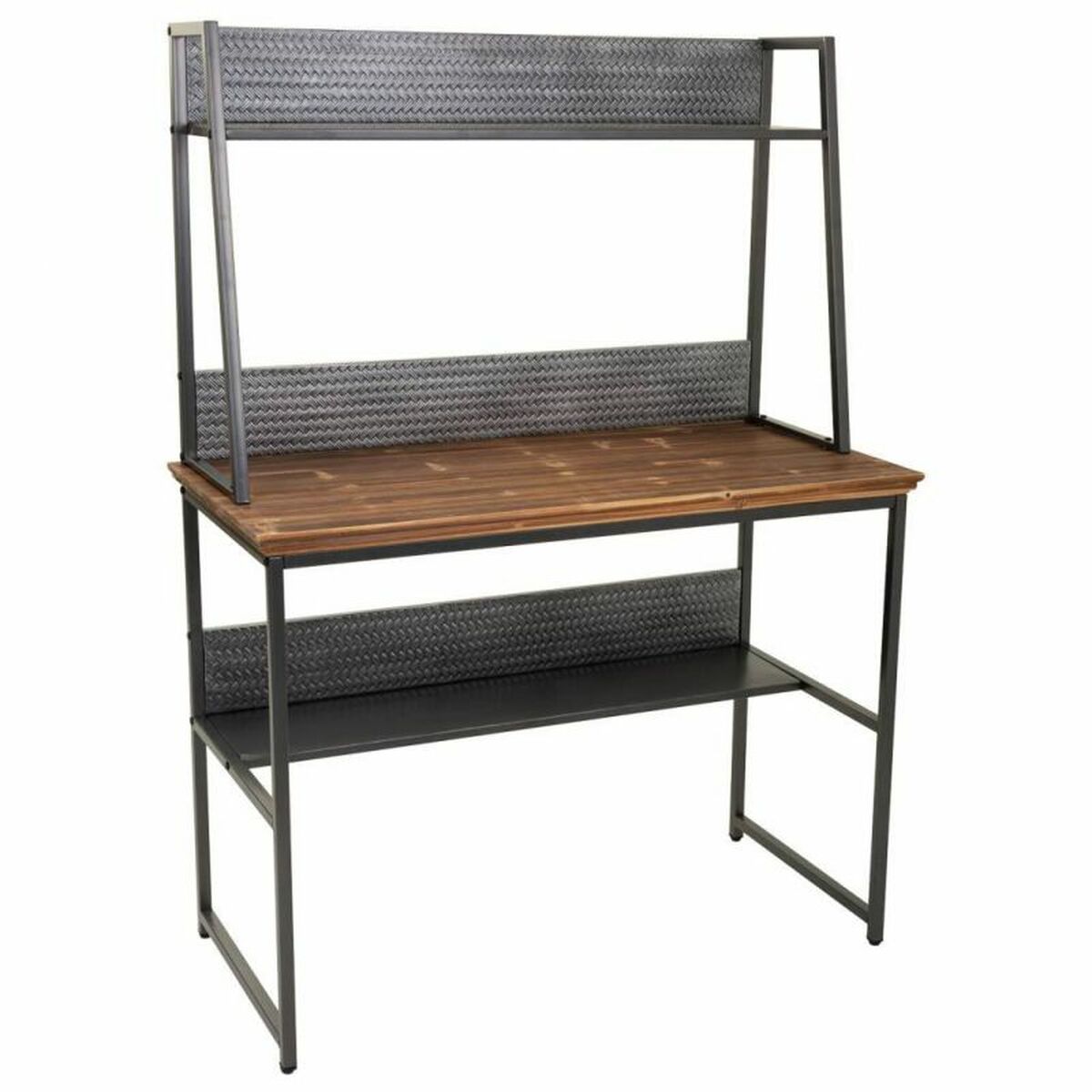 Skrivbord Alexandra House Living Brun Trä Metall 47 x 141 x 103 cm