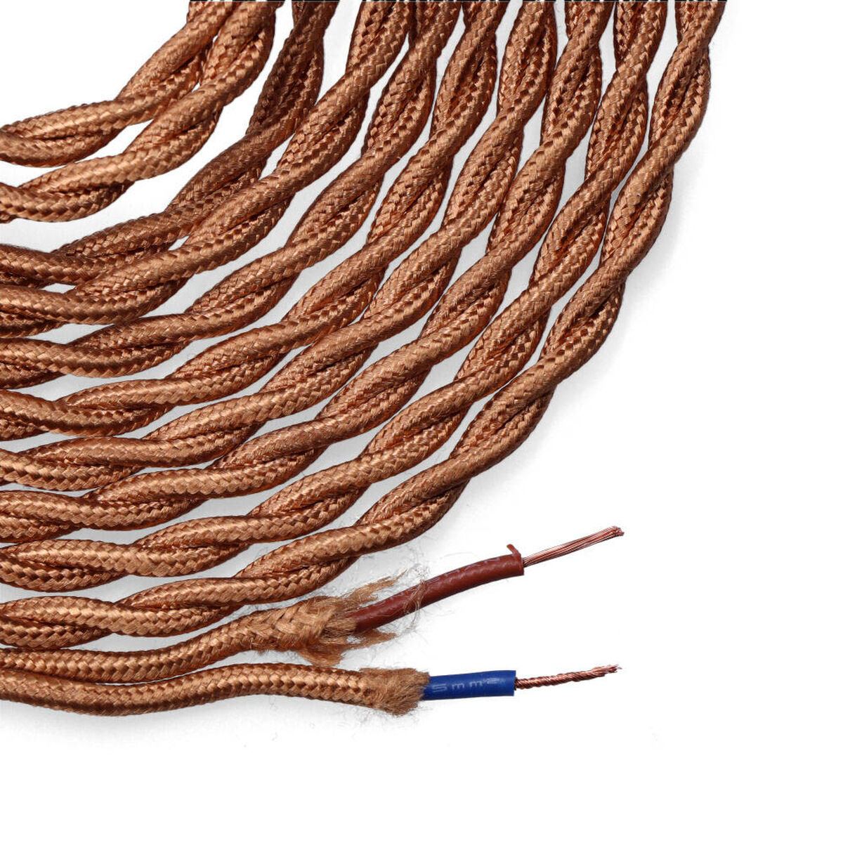 Kabel EDM 11873 C12 Gyllene 2 x 0,75 mm 5 m - 5