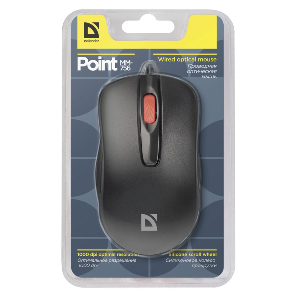 Mus Defender POINT MM-756 Svart - 6