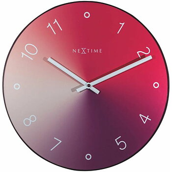 Väggklocka Nextime Röd 40 cm