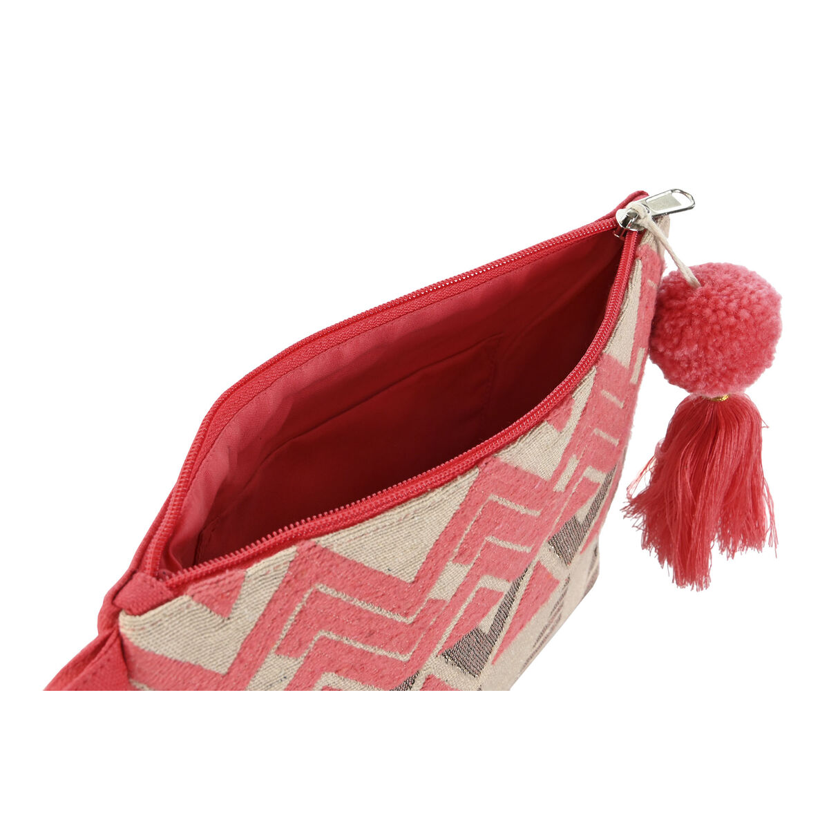 Resenecessär Home ESPRIT Beige Fuchsia 26 x 2 x 19 cm - 3