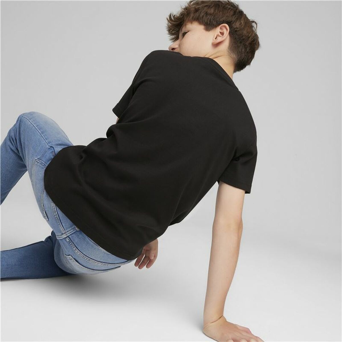 Barn T-shirt med kortärm Puma Power Graphic Svart - 4
