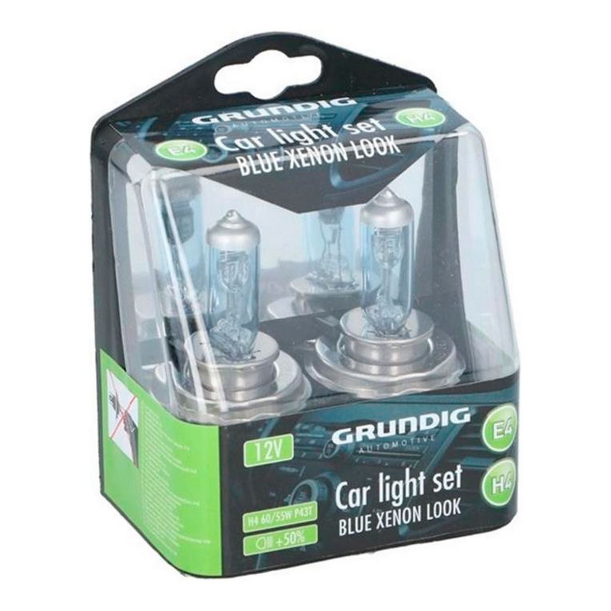 Glödlampa för bil Grundig H4 2 antal - 2