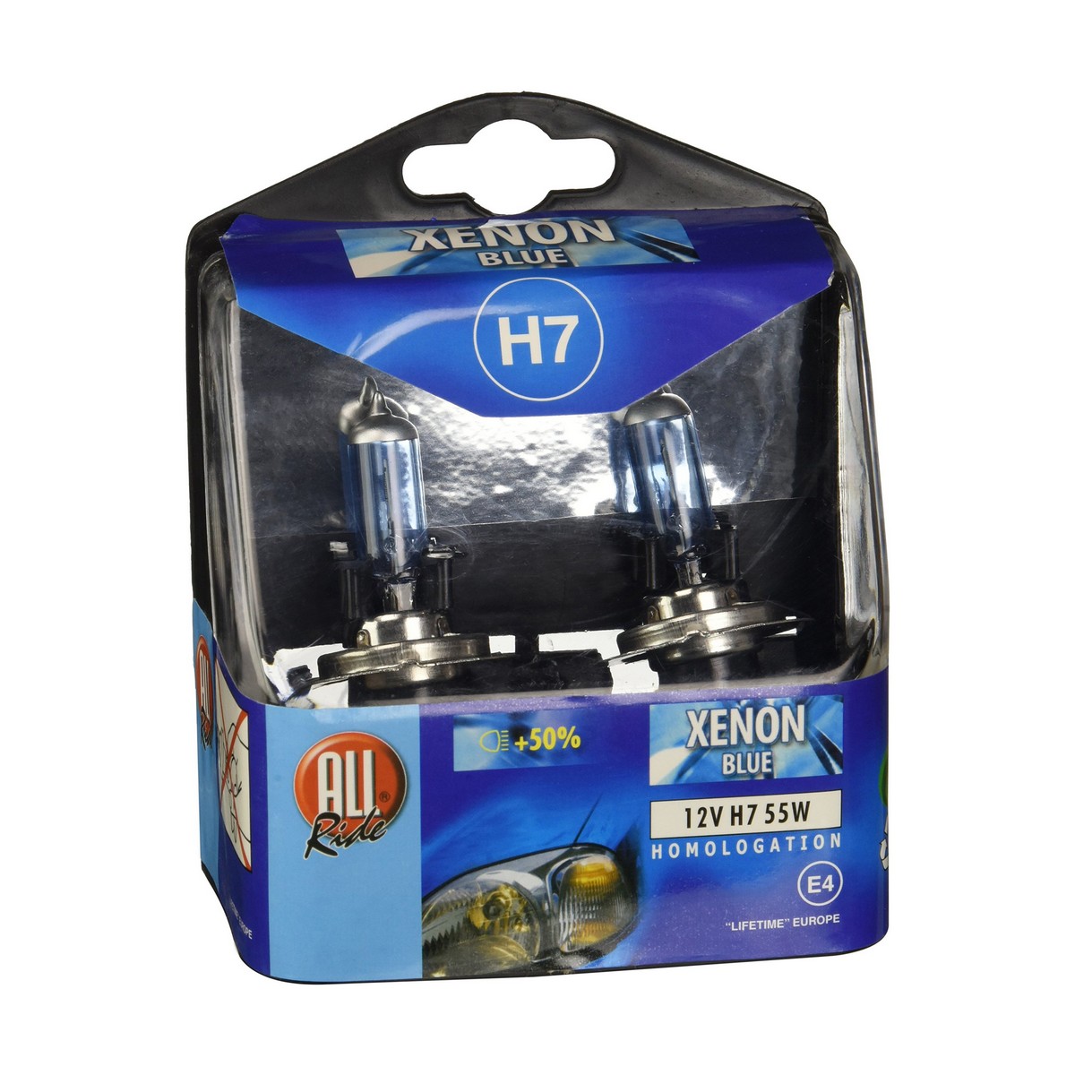 Trådlglödlampa Dunlop H7 Xenon 2 antal - 2