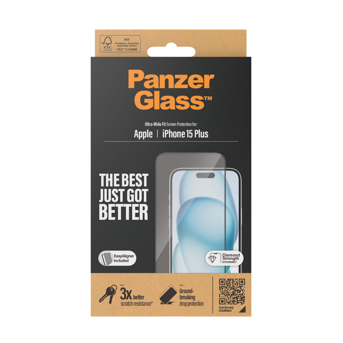 Skärmskydd för Mobiltelefon Panzer Glass 2811 Apple - 2
