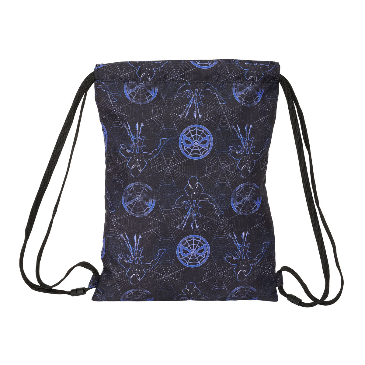 Skopåse med remmar Spider-Man Attack Svart 26 x 34 x 1 cm - 2
