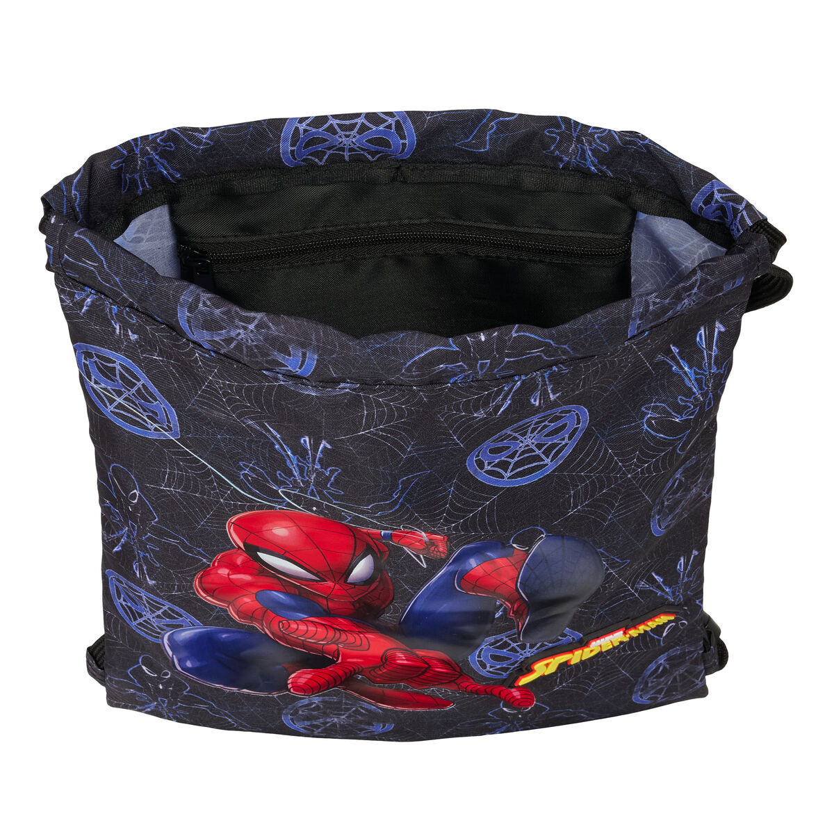 Skopåse med remmar Spider-Man Attack Svart 26 x 34 x 1 cm - 3