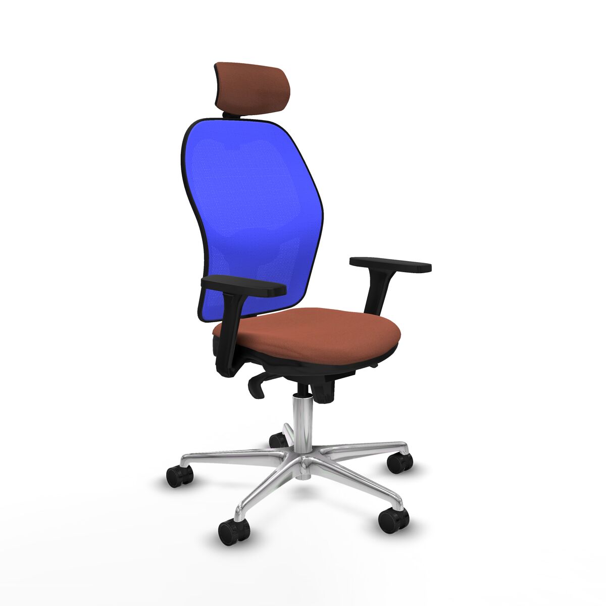 Kontorsstol Piqueras y Crespo 3D086N2 Blå Brun