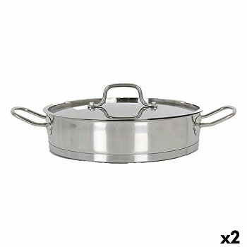 Kastrull med glaslock Quttin 6 L Ø 32,8 cm (2 antal)