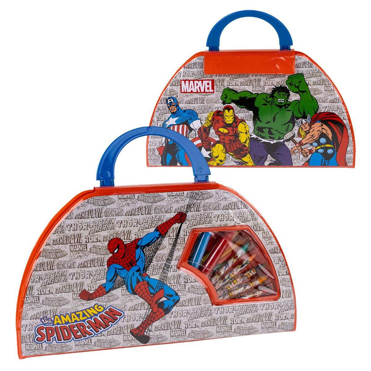 Brevpapper Set Marvel 50 Delar Röd