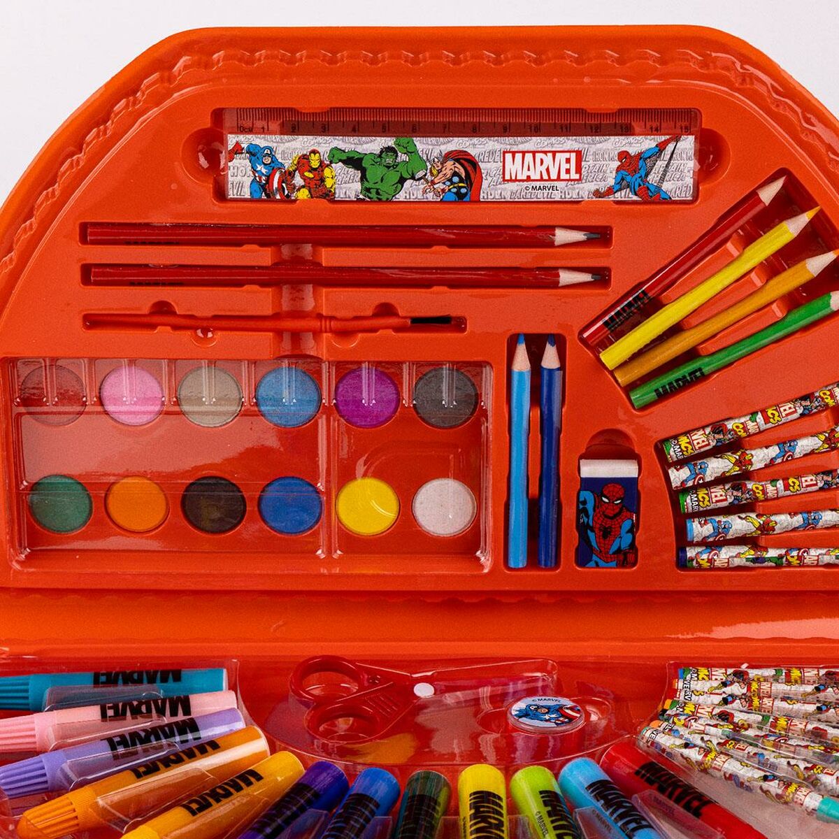 Brevpapper Set Marvel 50 Delar Röd - 5