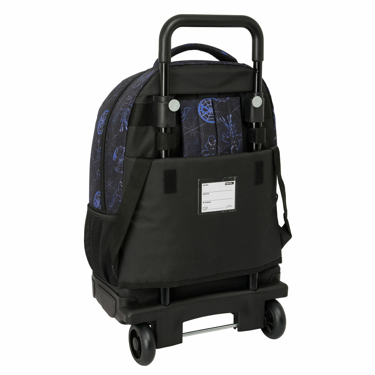 Skolväska med hjul Spider-Man Attack Svart 33 x 45 x 22 cm - 3