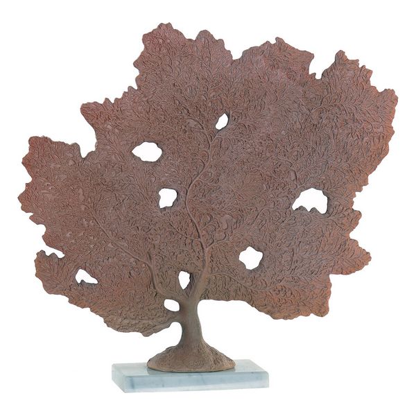 Prydnadsfigur DKD Home Decor Korall Harts Marmor (43 x 8 x 39 cm)