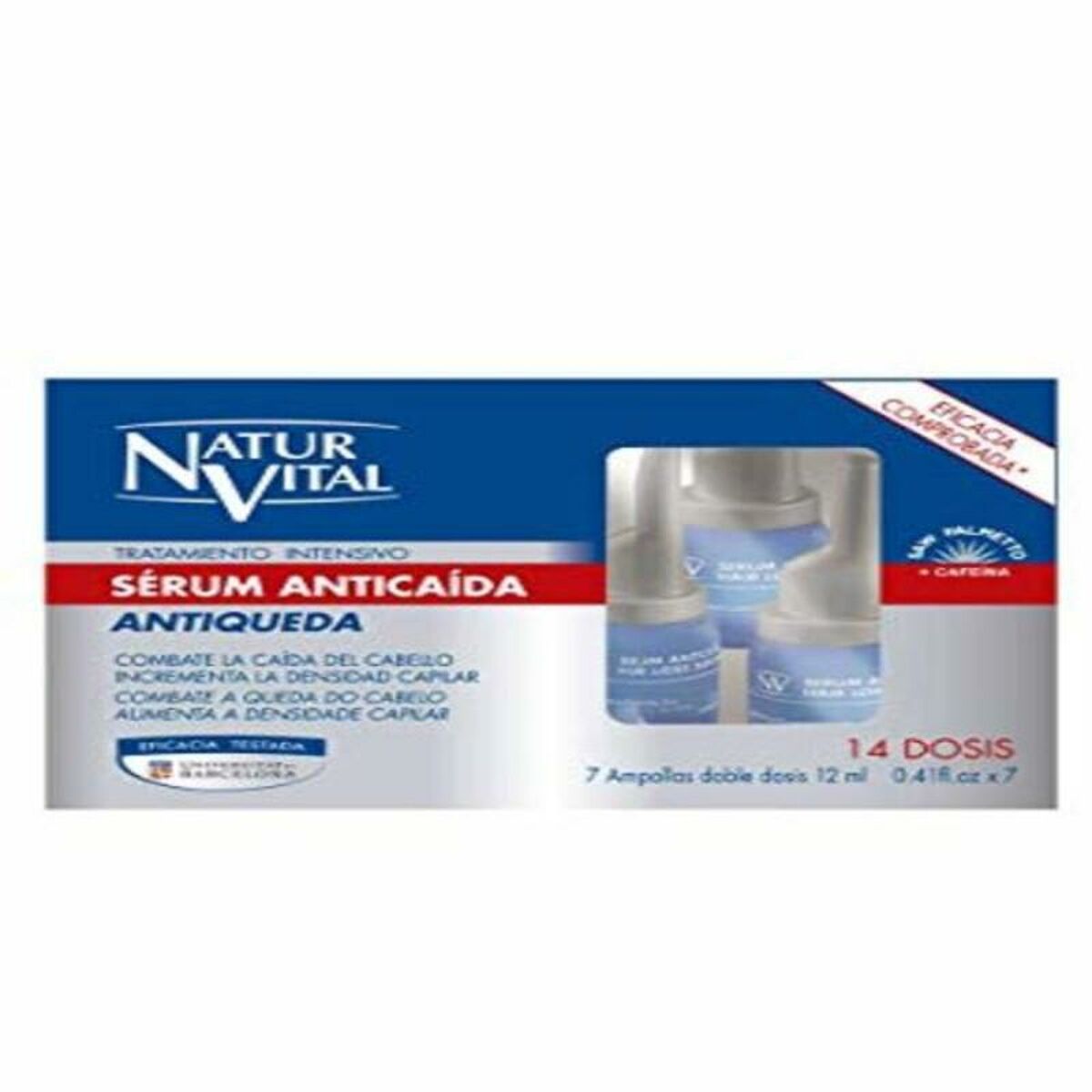Anti-Håravfall behandling Naturvital 7786S 12 ml