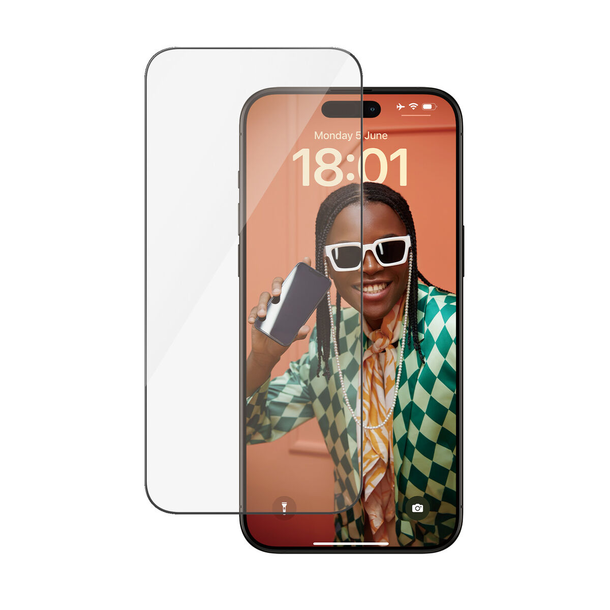 Skärmskydd för Mobiltelefon Panzer Glass 2812 Apple - 2