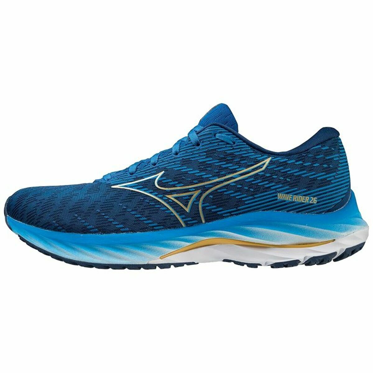 Löparskor, Vuxna Mizuno Wave Rider 26 Blå Män