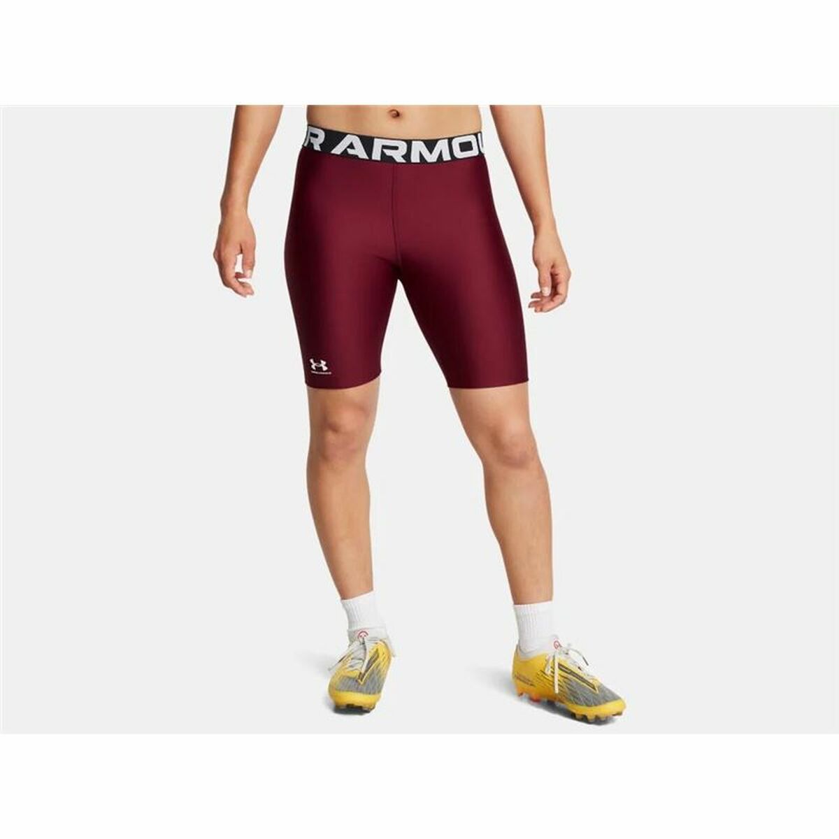 Sportleggings, Herr Under Armour Hg 8In Bordeaux Karmosinröd - 3
