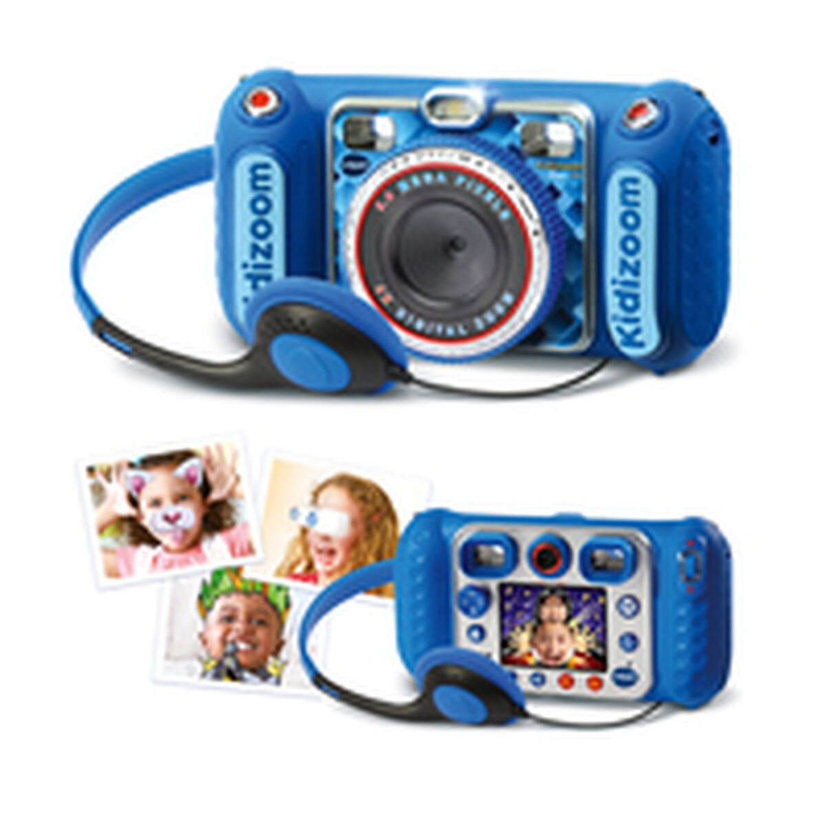 Digitalkamera för barn Vtech Duo DX bleu - 11
