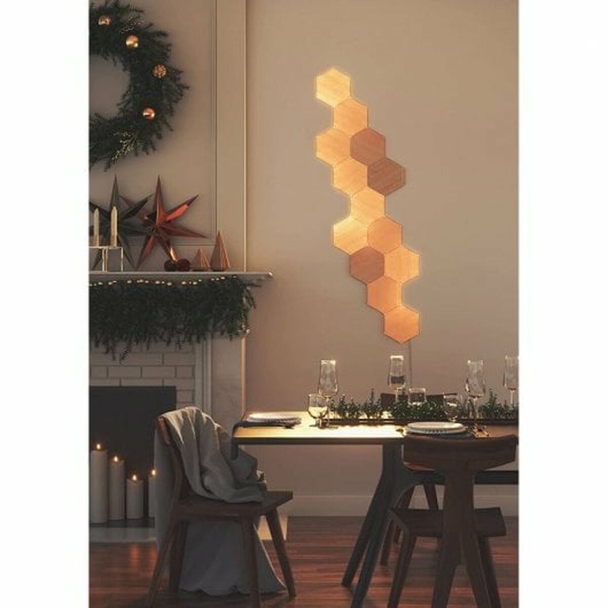 LED-panel Nanoleaf NL52-K-3002HB-13PK Vit Brun 4000 K - 3