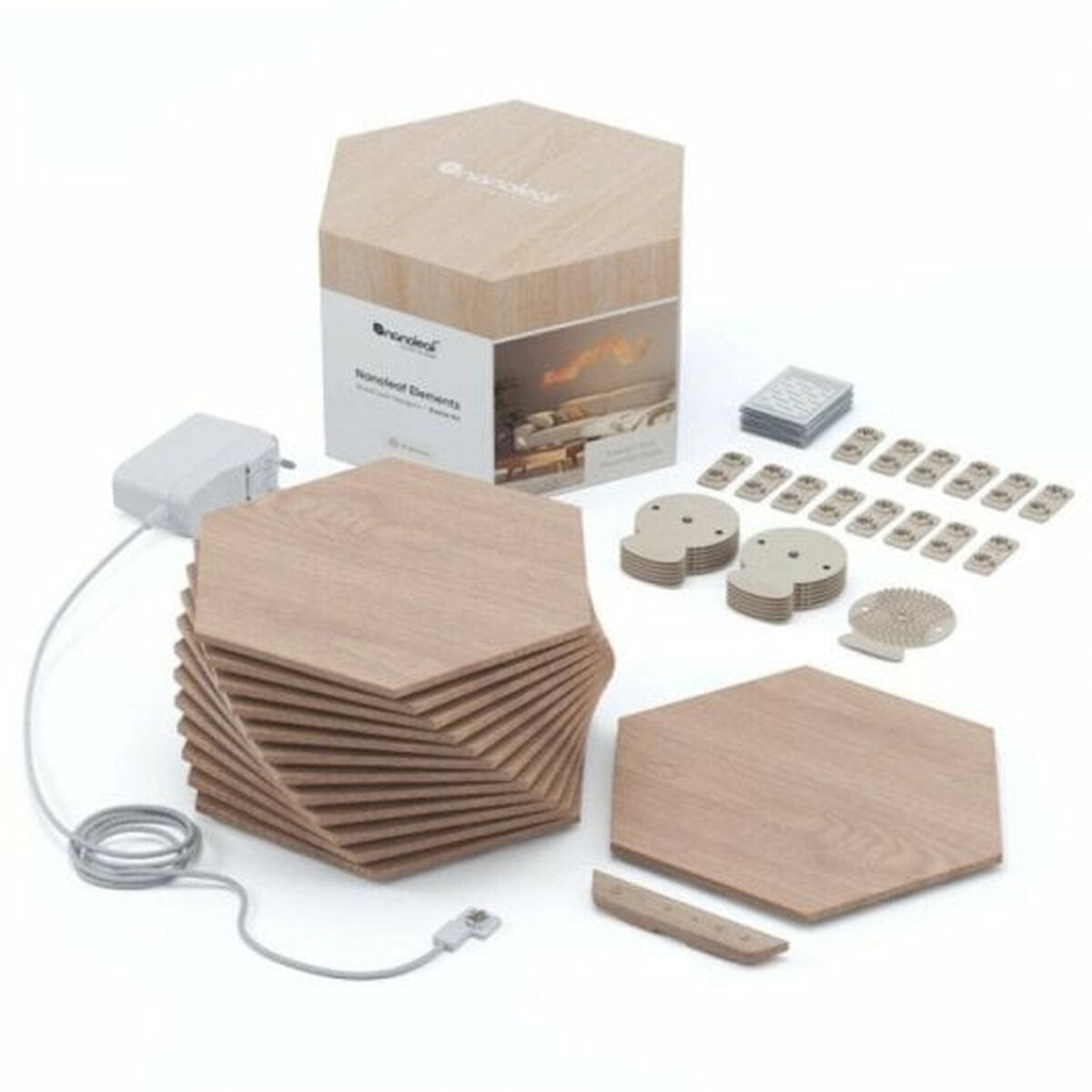 LED-panel Nanoleaf NL52-K-3002HB-13PK Vit Brun 4000 K - 5