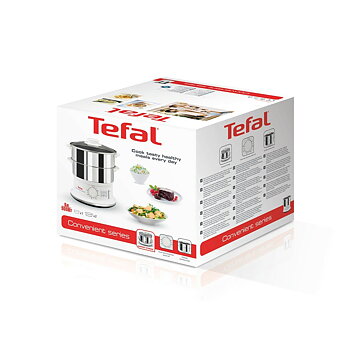 Ångkokare Tefal VC145 Vit Rostfritt stål Plast 900 W 27,5 X 33,5 X 30,5 cm
