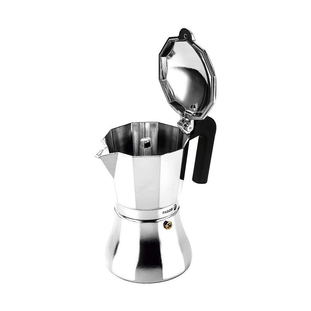 Italiensk Kaffepanna Fagor Cupy Aluminium 6 Koppar - 4