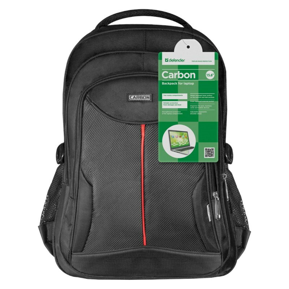 Laptopryggsäck Defender Carbon Vit Svart 120 x 35 x 48 cm - 2