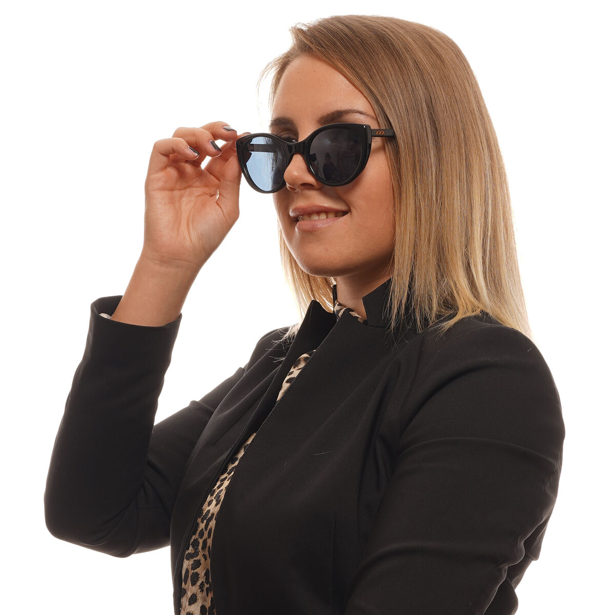 Unisexsolglasögon Ermenegildo Zegna ZC0009-F 01V53 - 3