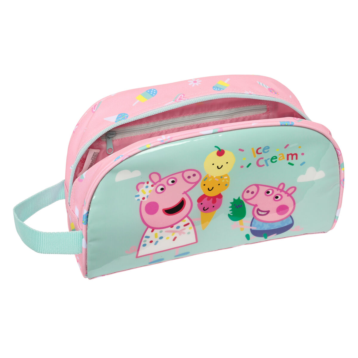 Skolnecessär Peppa Pig Ice cream Rosa Mint 26 x 16 x 9 cm - 4