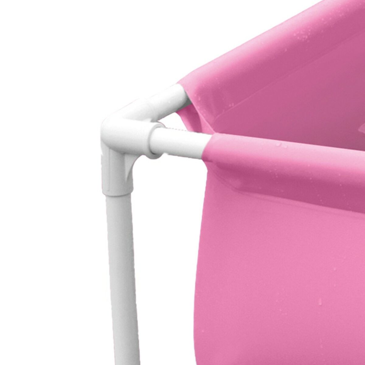 flyttbar pool Intex 342 L 122 x 30 x 122 cm Rosa (3 antal) - 3