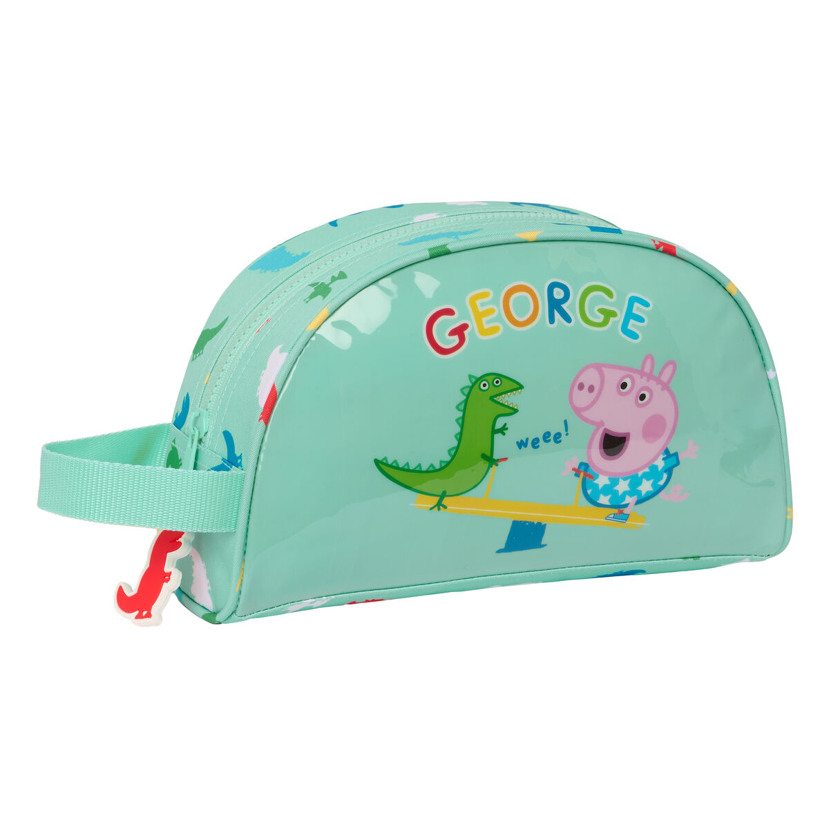Skolnecessär Peppa Pig George Mint 26 x 16 x 9 cm