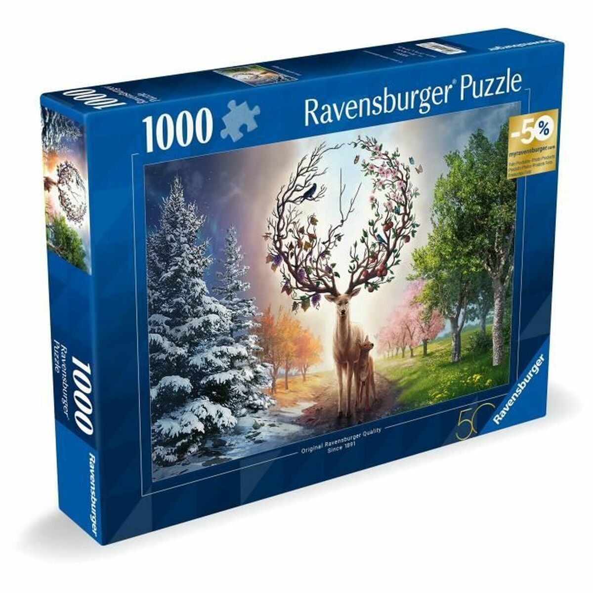 Pussel Ravensburger The magic deer and the four seasons - 3