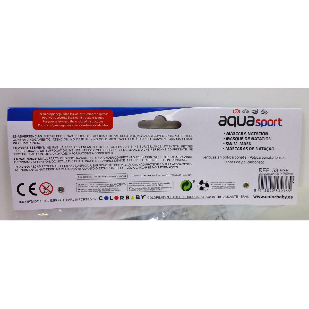 Dykmask Colorbaby (12 antal) - 11