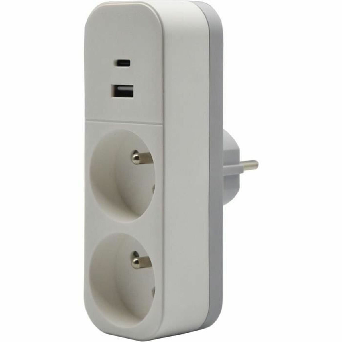 Ellist 2 Tomas-uttag med brytare QUARX 3680 W - 2