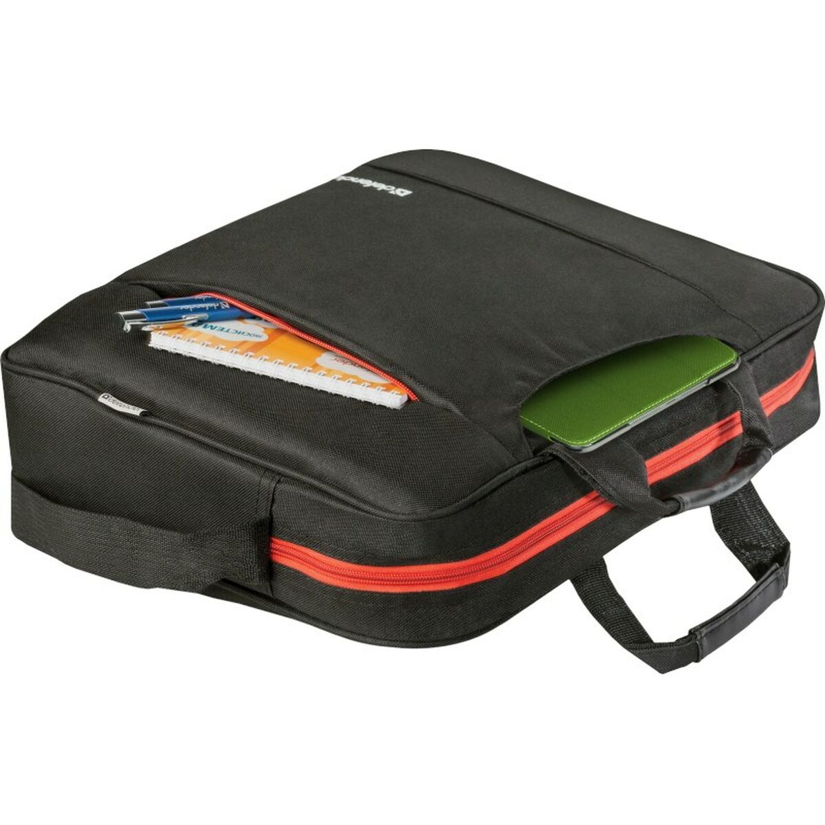 Laptopväska Defender Geek Svart Svartvit 15,6'' - 2