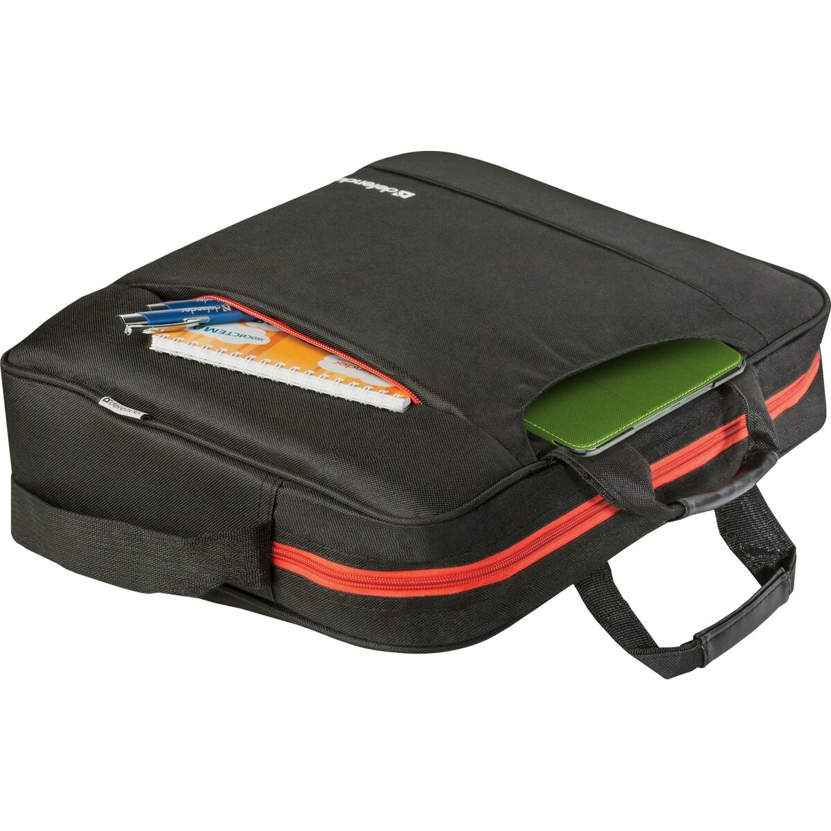 Laptopväska Defender Geek Svart Svartvit 15,6'' - 13